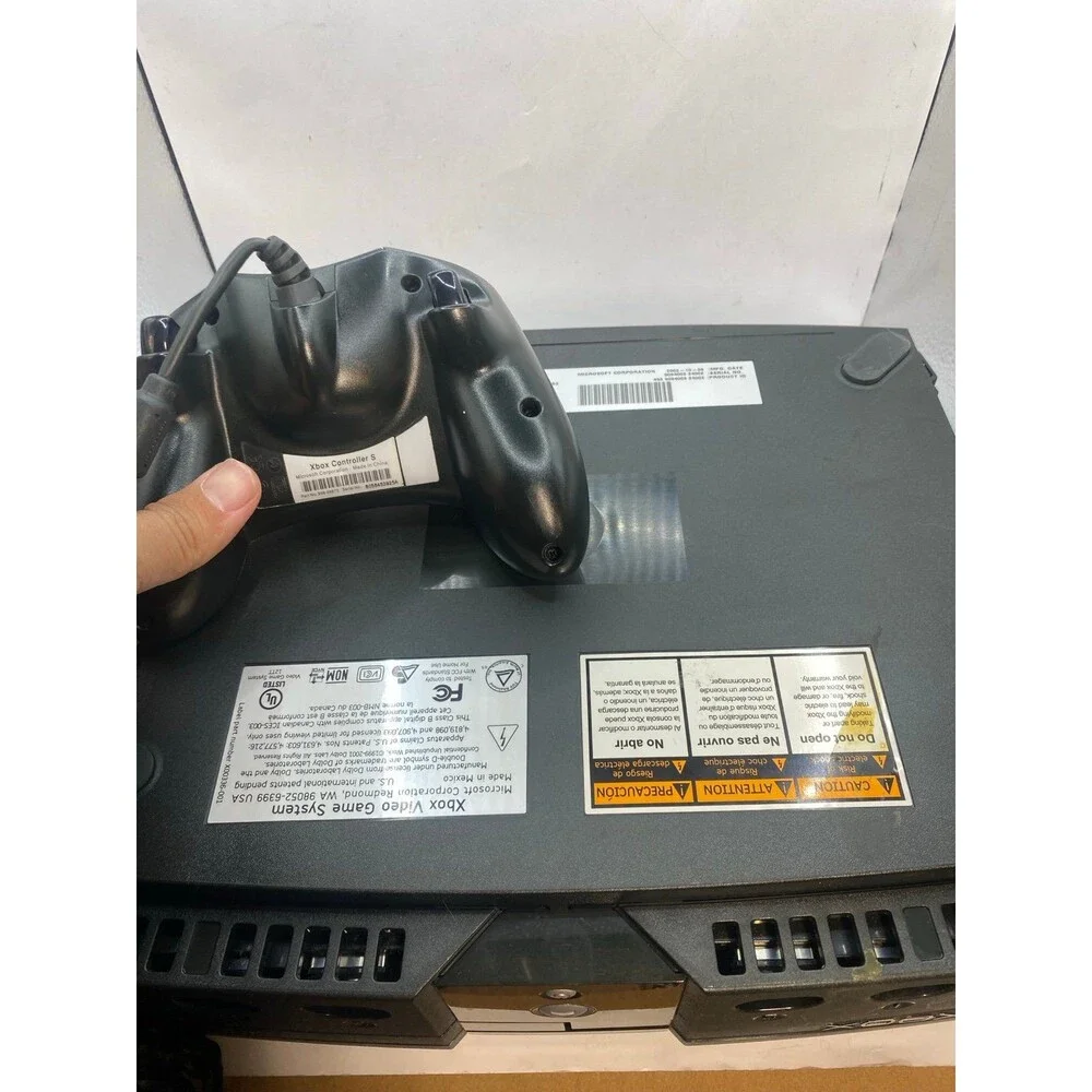 Original Xbox Microsoft Console CIB Complete In Box Foam / Hookups / insert